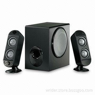 2.1CH Computer Speakers with 25W RMS, 50Hz to 20kHz Frequency and 8Ω Satellite Impedance